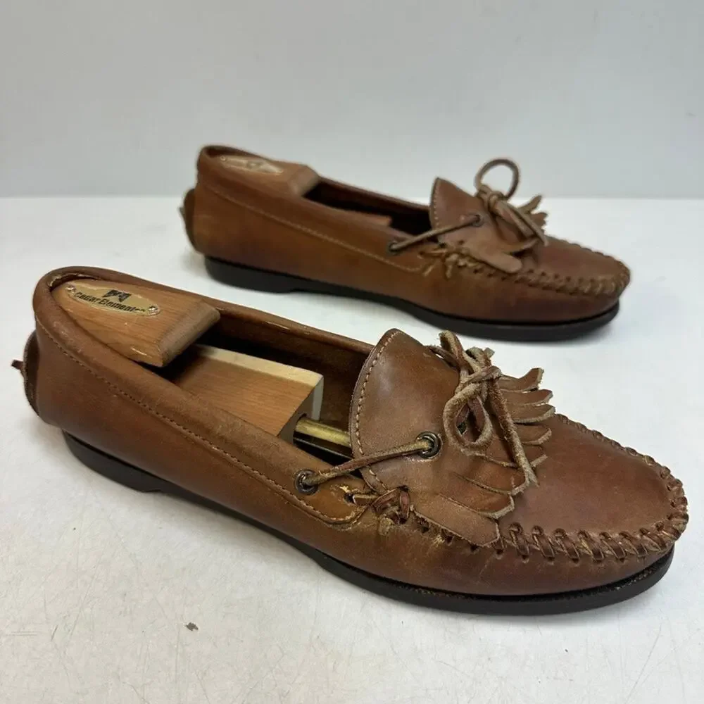 VGUC Rancourt & Co. x Polo Country Tassel Loafer Kiltie Moc Made in USA 8.5 B